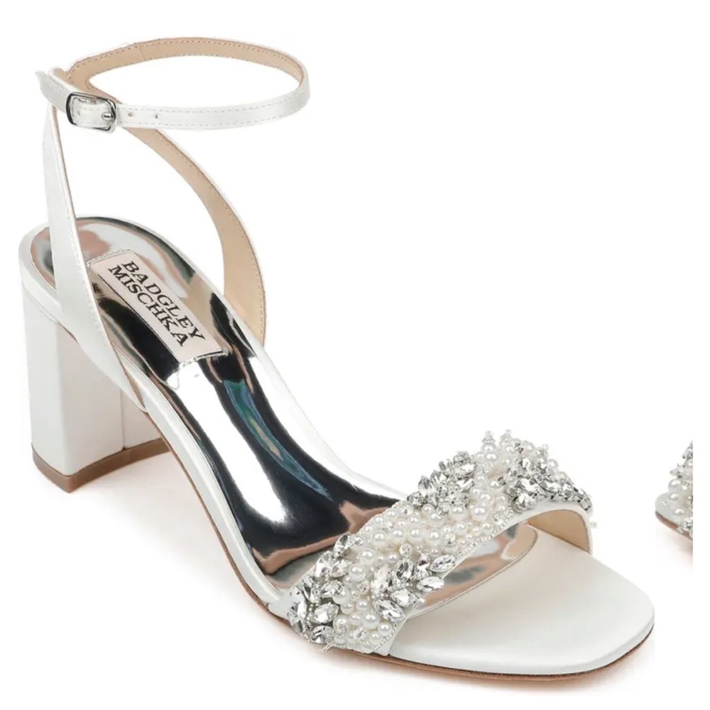 Badgley Mischka Clara Embellished Sandal